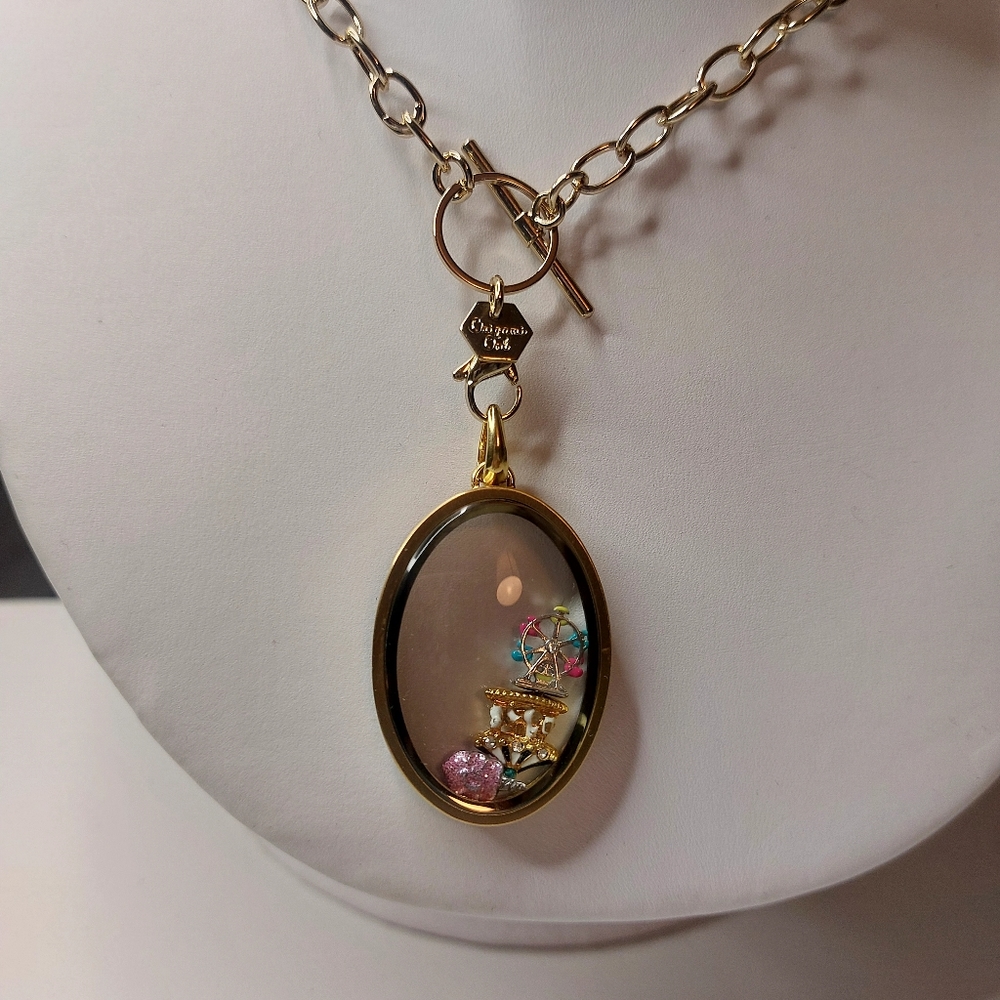 ORIGAMI OWL LOOKING GLASS OVAL LOCKET SET